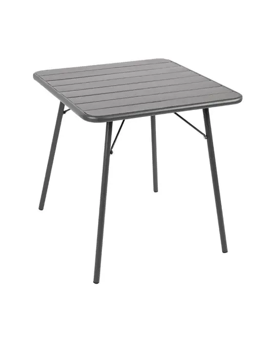 Table - Gris - H 71 x 70 x 70 CM - Acier - Bolero - CS730 CS730 €118.56 Tables de restauration