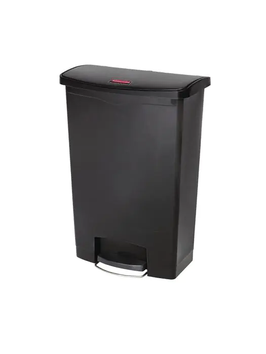 Poubelle à pédale - 90 Litre - Noir - H 82,6 x 57 x 35,3 CM - Résine polyéthylène - Rubbermaid - GL040 GL040 €224.47 Poubelles