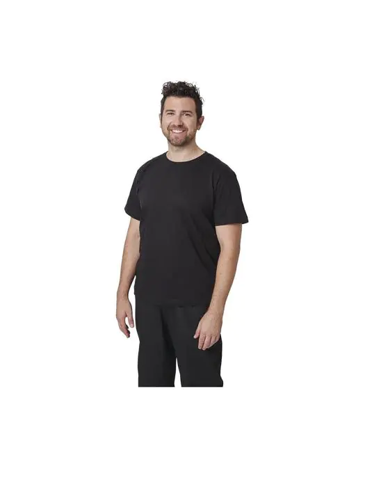 T-shirt - Unisexe - Noir - Coton - A295 A295 €10.39 Chemises de chef