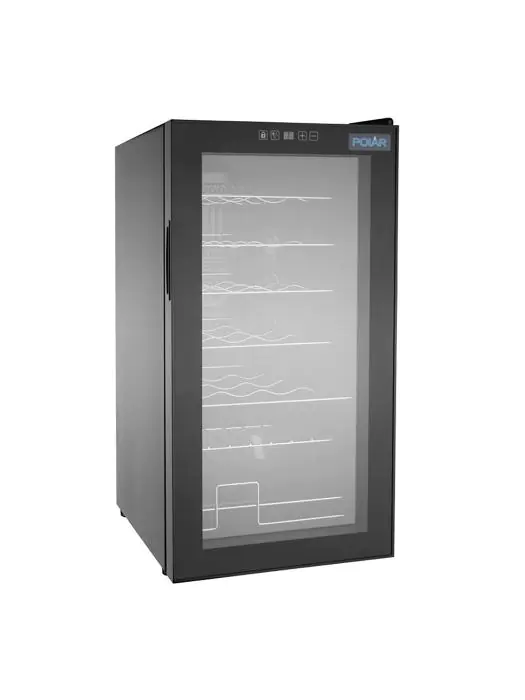 Cave à vin - 74 Litres - H 84 x 43 x 45 CM - 220-240 V - Polar - CC066 CC066 €288.87 Armoires climatiques pour le vin