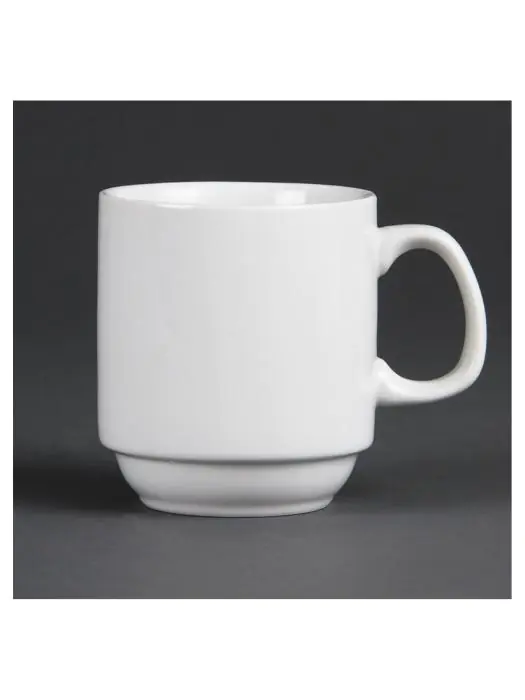 Mug - 28,4 CL - 12 pièces - Ø 8,5 x H 9,4 x 11,8 CM - Porcelaine - Olympia - CB461 CB461 €42.99 Tasses et mugs