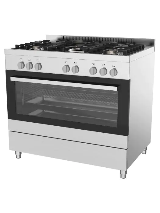 Gazinière - 5 feux - Four électrique - inox - 230V - G-Line 75714 €799.00 Cuisinières à gaz avec four