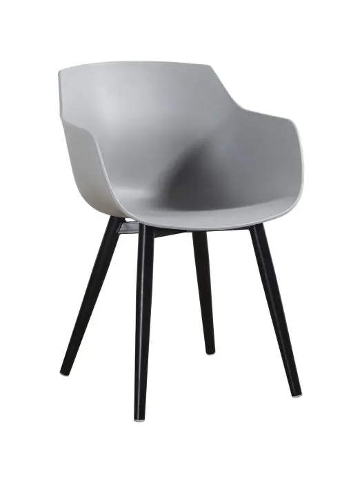 Chaise Alexia - Gris clair / Noir - Synthétique - G-Line 81304 €44.95 Chaises en métal