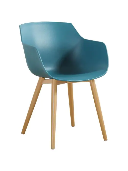 Chaise Alexia - Effet pétrole/bois - Plastique - G-Line 81302 €44.95 Chaises en bois