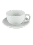 Tasse à café soucoupe - 24 pièces - Ø 14,5 x H 2,2 CM - Porcelaine - Olympia - CC202 CC202 €28.45 Bols et pots