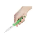 Couteau d'Office - Vert - H 1,5 x 1,8 x 18 CM - Inox - Hygiplas - C545 C545 €2.59 Couteaux