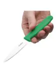 Couteau d'Office - Vert - H 1,5 x 1,8 x 18 CM - Inox - Hygiplas - C545 C545 €2.59 Couteaux