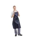 Tablier Imperméable - Unisexe - Bleu - 71,1 x 101,6 CM - Nylon - Vêtement Blancs Chefs - A896 A896 €13.96 Tabliers et tabliers à bavette