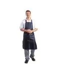 Tablier Imperméable - Unisexe - Bleu - 71,1 x 101,6 CM - Nylon - Vêtement Blancs Chefs - A896 A896 €13.96 Tabliers et tabliers à bavette
