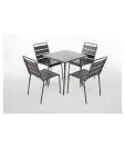 Table - Gris - H 71 x 70 x 70 CM - Acier - Bolero - CS730 CS730 €118.56 Tables de restauration