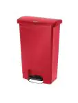 Poubelle à pédale - 50 Litres - Rouge - H 71,9 x 45,7 x 29,2 CM - Résine Polyéthylène - Rubbermaid - GL026 GL026 €160.74 Poubelles