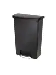 Poubelle à pédale - 90 Litre - Noir - H 82,6 x 57 x 35,3 CM - Résine polyéthylène - Rubbermaid - GL040 GL040 €224.47 Poubelles