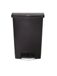 Poubelle à pédale - 90 Litre - Noir - H 82,6 x 57 x 35,3 CM - Résine polyéthylène - Rubbermaid - GL040 GL040 €224.47 Poubelles
