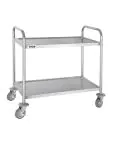 Chariot de service - 2 niveaux - Moyen - H 81 x 85,5 x 45,5 CM - Inox - Vogue - F997 F997 €89.08 Chariots de service