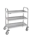 Chariot de service - 3 niveaux - Petit - H 82,5 x 71 x 40,5 CM - Inox - Vogue - F993 F993 €101.32 Chariots de service