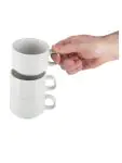 Tasse à café - 20 CL - 24 pièces - H 6,2 x 11,1 x 8,5 CM - Porcelaine - Olympia - CC200 CC200 €34.49 Tasses et mugs