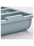 Range-couverts - 1/1 GN - 4 compartiments - Gris - Plastique - G-Line 77202 €5.95 Unités de distribution de couverts