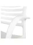 Chaise terrasse Louise - Empilable - Accoudoir - Blanc - G-Line HW-32148 €39.95 Chaises de terrasse