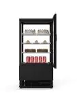 Vitrine réfrigérée - 1 porte - éclairage LED - 78 litres - noir - 230V - G-Line HW-013813 €349.00 Vitrine réfrigérée