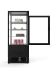 Vitrine réfrigérée - 1 porte - éclairage LED - 78 litres - noir - 230V - G-Line HW-013813 €349.00 Vitrine réfrigérée