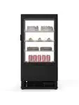 Vitrine réfrigérée - 1 porte - éclairage LED - 78 litres - noir - 230V - G-Line HW-013813 €349.00 Vitrine réfrigérée