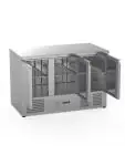 Réfrigérateur - 3 portes - 368 litres - inox - 230V - H 88 x L 136,5 x P 70 CM - G-Line 26278 €659.00 Établis réfrigérés