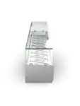 Vitrine réfrigérée - 4 x 1/3 GN - Plateau en verre - 230V - L 120 CM - G-Line 26368 €339.00 Vitrine en verre