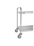 Chariot de service - 2 niveaux - Petit - H 82,5 x 71 x 40,5 CM - Inox - Vogue - F996 F996 €78.93 Chariots de service