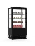 Vitrine réfrigérée - 1 porte - éclairage LED - 78 litres - noir - 230V - G-Line HW-013813 €349.00 Vitrine réfrigérée