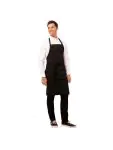 Tablier Halter - Réglable - Unisexe - Noir - 61 x 86 CM - Polyester/Coton - Chef Works - A924 A924 €21.99 Tabliers et tabliers à bavette