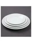 Assiette - 12 pièces - Ø 16,5 x H 2,14 CM - Porcelaine - Olympia - CC206 CC206 €20.79 Assiettes