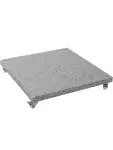 Pied de parasol - 90 kg - 4 roulettes incluses - Granit - H 6,5 x L 70 x P 70 cm - G-Line 17978 €159.00 Parasols de restauration