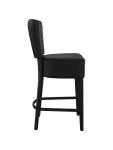 Tabouret de bar Naples - Avec dossier - Noir - Cuir synthétique - G-Line HW-019091 €75.95 Tabourets de bar