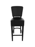 Tabouret de bar Naples - Avec dossier - Noir - Cuir synthétique - G-Line HW-019091 €75.95 Tabourets de bar