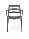 Chaise terrasse Louise - Empilable - Accoudoir - Anthracite - G-Line HW-32165 €39.95 Chaises de terrasse