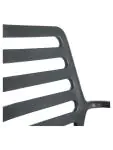 Chaise terrasse Louise - Empilable - Accoudoir - Anthracite - G-Line HW-32165 €39.95 Chaises de terrasse