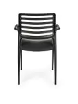 Chaise terrasse Louise - Empilable - Accoudoir - Noir - G-Line HW-63459 €39.95 Chaises de terrasse