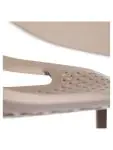 Chaise terrasse Bea - Empilable - Taupe - Plastique - G-Line HW-61233 €39.95 Chaises de terrasse