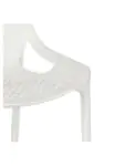 Chaise terrasse Bea - Empilable - Blanc - Plastique - G-Line HW-61237 €39.95 Chaises de terrasse