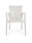 Chaise de terrasse Anny - Empilable - Accoudoir - Blanc - G-Line HW-61255 €29.95 Chaises de terrasse