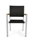 Chaise de terrasse Moon Super - Empilable - Accoudoir - Noir - G-Line HW-16768 €59.95 Chaises de terrasse
