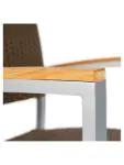 Chaise de terrasse Moon Super - Empilable - Accoudoir - Marron - G-Line HW-12462 €59.95 Chaises de terrasse