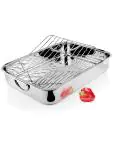Rôtissoire - Grille incluse - acier inoxydable - L 40 x P 31 CM - G-Line 78043 €18.95 Plaques de cuisson et plaque à rôtir