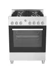 Gazinière - 4 feux - Four électrique - inox - 230V - G-Line 75715 €499.00 Cuisinières à gaz avec four