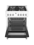 Gazinière - 4 feux - Four électrique - inox - 230V - G-Line 75715 €499.00 Cuisinières à gaz avec four