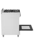 Gazinière - 4 feux - Four électrique - inox - 230V - G-Line 75715 €499.00 Cuisinières à gaz avec four