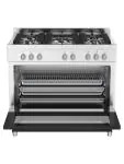 Gazinière - 5 feux - Four électrique - inox - 230V - G-Line 75714 €799.00 Cuisinières à gaz avec four