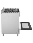 Gazinière - 5 feux - Four électrique - inox - 230V - G-Line 75714 €799.00 Cuisinières à gaz avec four