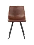 Chaise Nicolas - Cognac - Cuir synthétique - G-Line 71385 €64.95 Chaises en métal