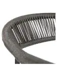 Chaise de patio Joanna - Empilable - Accoudoirs - Rotin - Anthracite - G-Line 81274 €59.95 Chaises de terrasse